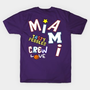 Miami Pitbulls Basketball Squad Warmup Jersey (Style 2) T-Shirt
